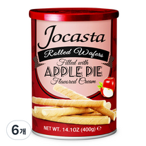 조캐스타 웨이퍼롤 애플파이맛, 400g, 6개