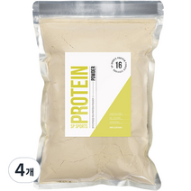 SP스포츠 성풍 완두 단백 프로틴 분말, 500g, 4개