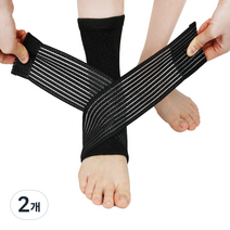 바디공식 더블압박 3중밴드 발목보호대, 2개