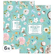 부케가르니 퍼퓸드 샤쉐 옷장방향제 소프트코튼, 20g, 6개