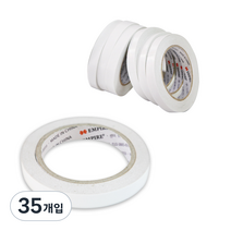 엠파이어 양면테이프 15mm x 20m, 화이트, 35개입