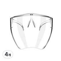 부스마켓 와이드 얼굴 보호 마스크 M, 1개입, 4개