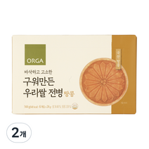ORGA 구워만든 우리쌀 전병 144g, 2개, 땅콩맛