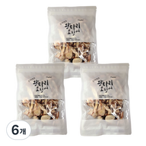 정화식품 자연오감 왕다리 오징어, 120g, 6개