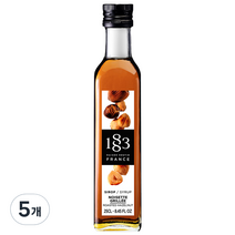 1883메종루틴 로스티드 헤이즐넛향 시럽, 5개, 250ml