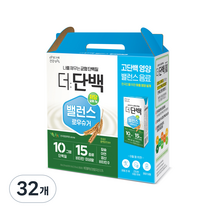 빙그레 더단백 밸런스 로우슈거, 32개, 190ml