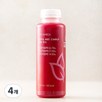올가니카 ABC 주스, 300ml, 4개