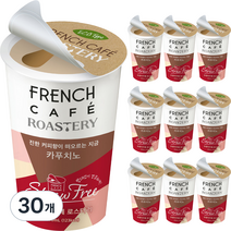 로스터리 스트로우프리 프렌치카페 카푸치노, 200ml, 30개