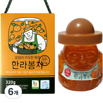 제주로얄식품 한라봉차, 320g, 6개