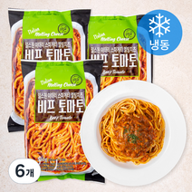밀스원 이태리 스파게티 비프 토마토 스파게티 (냉동), 380g, 6개