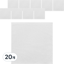 송월타올 호텔손 핸드타월 30cm, 화이트, 20개