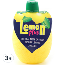 유로푸드 플러스 레몬 음료, 200ml, 3개
