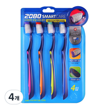 애경 2080 스마트케어 칫솔 4입, 4개입, 4개