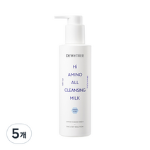 듀이트리 하이 아미노 올 클렌징 밀크, 5개, 200ml