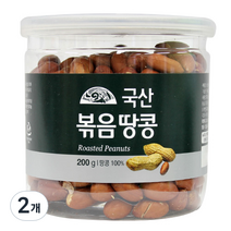 오가닉스토리 국산 볶음 땅콩, 200g, 2개