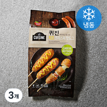 동원에프앤비 퀴진 치즈 크리스피 핫도그 (냉동), 400g, 3개