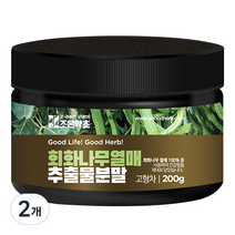 조은약초 회화나무 열매 추출물 건강 분말, 200g, 2개