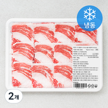 푸드랩플러스 미국산 차돌박이 샤브샤브 (냉동), 500g, 2개