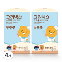 크리넥스 스트롱 뽑아쓰는 키친타월 140매, 4개, 6개입