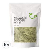 그린팟 쑥 가루, 6개, 300g, 300g