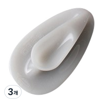 체리하우스 국산 실리콘 뷰티 클렌징 브러쉬, 그레이, 3개