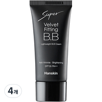 한스킨 수퍼 벨벳 피팅 비비크림 SPF35 PA++ 30ml GH990695, 내추럴베이지, 4개