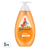 존슨즈베이비 액티브 키즈 소프트 앤 스무드 샴푸, 500ml, 5개