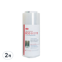 롯데이라이프 ECO 친환경 PO BEST 랩 30cm x 500m, 2개