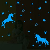 릴리더즈 야광 스티커 별, 블루