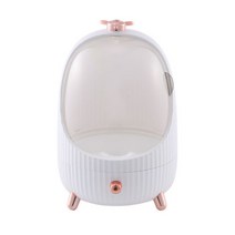 디자인 화장품 정리함 화이트 L, 1개