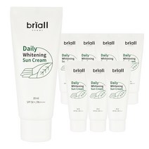 브리올옴므 남성용 데일리 화이트닝 선크림 SPF50+ PA++++, 20ml, 8개