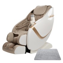 제스파 밸리안 프리미엄 끼임방지 센서 안마의자+전용 러그 세트 방문설치, 코튼화이트, ZPC3142