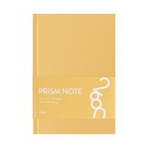 인디고 프리즘 280 무지 양장노트 B6, 밀키옐로우, 1개