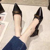 벨레페 여성용 무무스 골드장식 스틸레토힐 로퍼