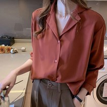 어썸풀 카르티 실키 셔켓 블라우스