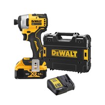 디월트 20V MAX 컴팩트 BLDC 충전 임팩 드라이버 DCF809P1, 1개