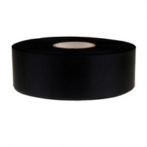 고밀도주자공단 리본끈 6mm, 40 검정색, 90m
