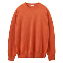 언탭트 남성용 부드러운 워셔블 비스코스 라운드 니트 티셔츠