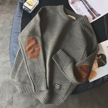 셀레네 남성용 라운드넥 플러스 스웨터