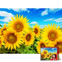 황금빛 해바라기 들판 직소퍼즐 PG1021, 혼합색상, 1000피스
