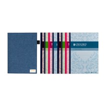 OXFORD 잘펴지는노트 A5 70매 8p + 패브릭 노트커버 A5 세트, 랜덤발송, 1세트