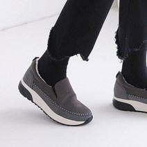 여성용 드로넷 퍼 기모 슬립온 BN4556 5cm