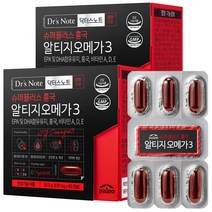 팔레오 닥터스노트 슈퍼플러스 홍국 알티지 오메가 3 52.2g, 2개, 60정