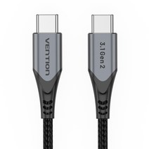 벤션 USB 3.1 Gen2 100W C to C타입 초고속 케이블 TAH, 혼합색상, 1m