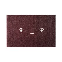 다양한 표정을 가진 감정 발매트 PVC 도어 현관매트, 와인