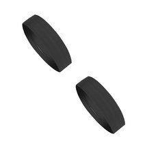 나우필 스포츠 요가 운동 미끄럼 땀흘림방지 헤어밴드 2p, 블랙