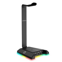 디알고 멀티 RGB 헤드셋 스탠드, 블랙, DRGO-HS71RGB