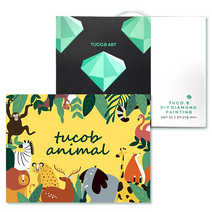 투코비 아트 보석 십자수 DIY 세트 30 x 40 cm, 투코비 애니멀(D30-21), 1세트