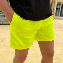 머시따 남성용 하프 5부 스윔 밴딩 비치 반바지