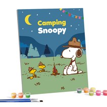 아이러브페인팅 피너츠 DIY PAINTING 40 x 50 cm, CAMPING